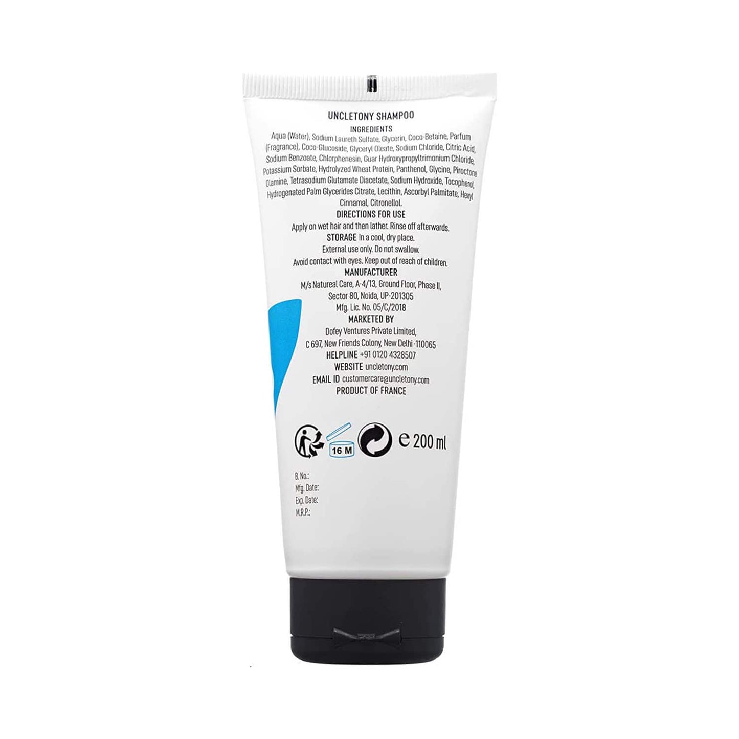 Uncle Tony Hair Shampoo (200ml)