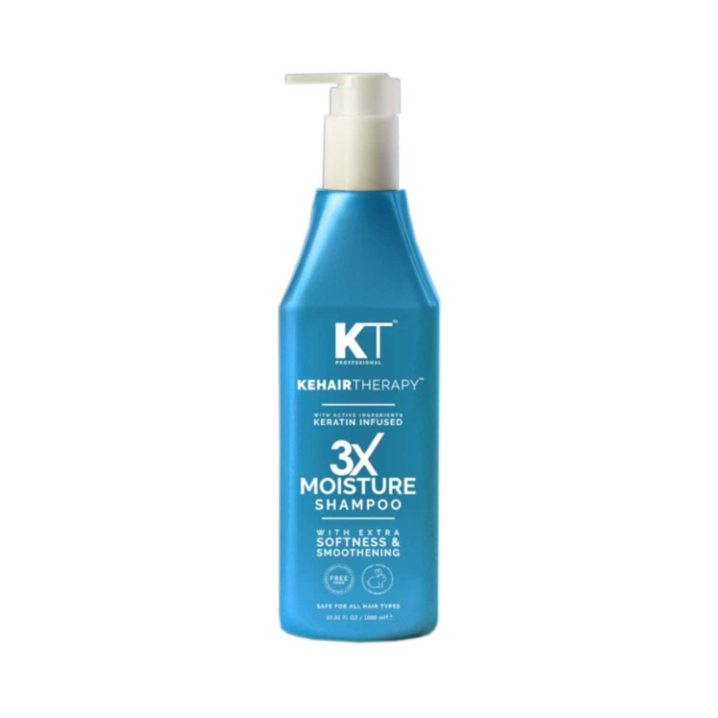 KT Professional 3X Moisture Shampoo With Active Ingredients Keratin (1000ml)