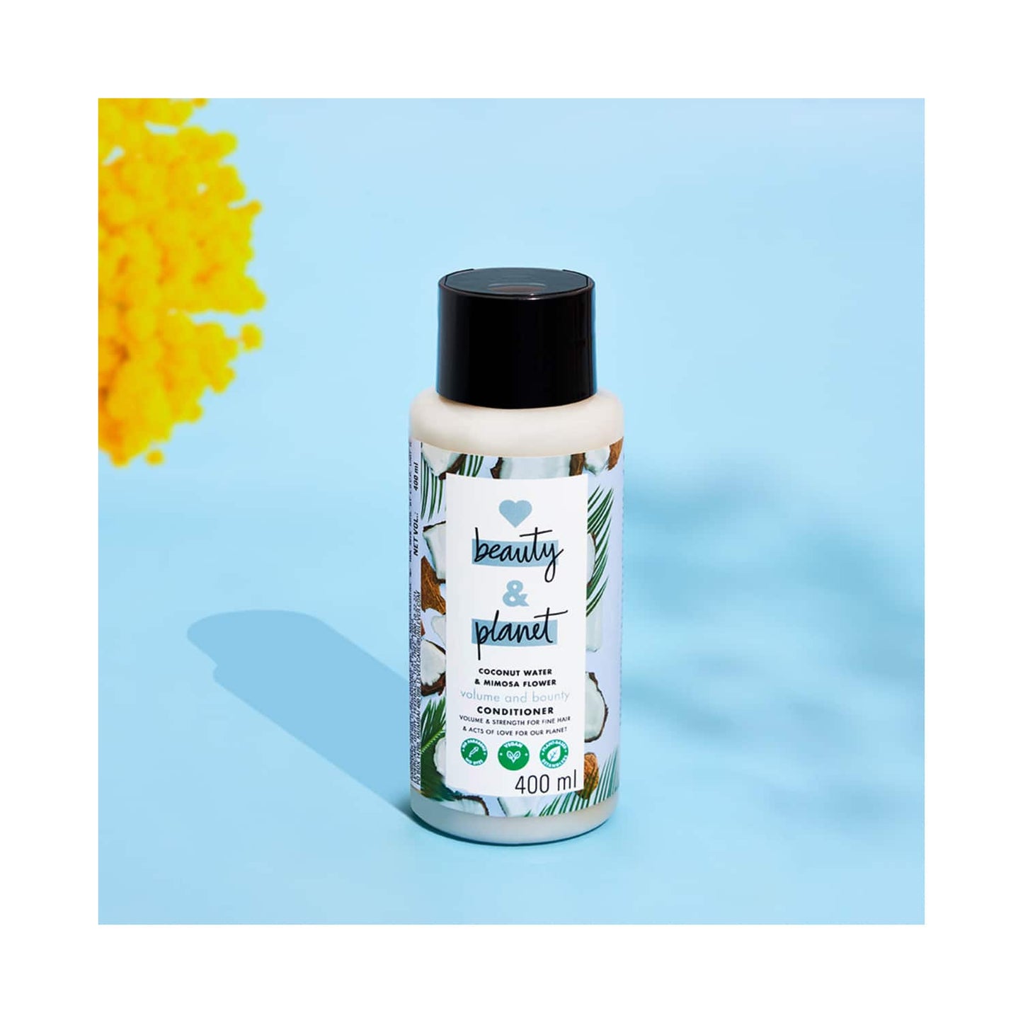 Love Beauty & Planet Coconut Water & Mimosa Flower Conditioner for Volume & bounce (400 ml)