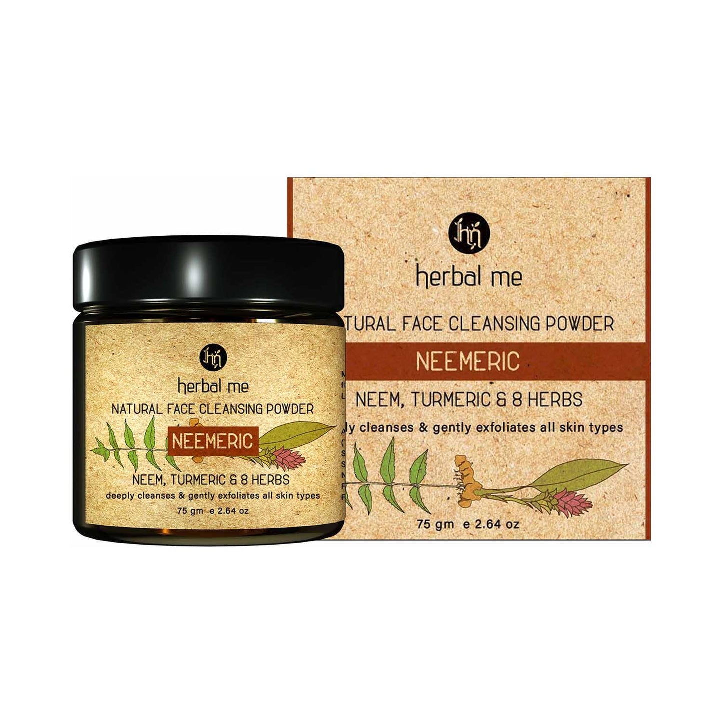 Herbal Me Neemeric Natural Face Cleansing Powder (75g)