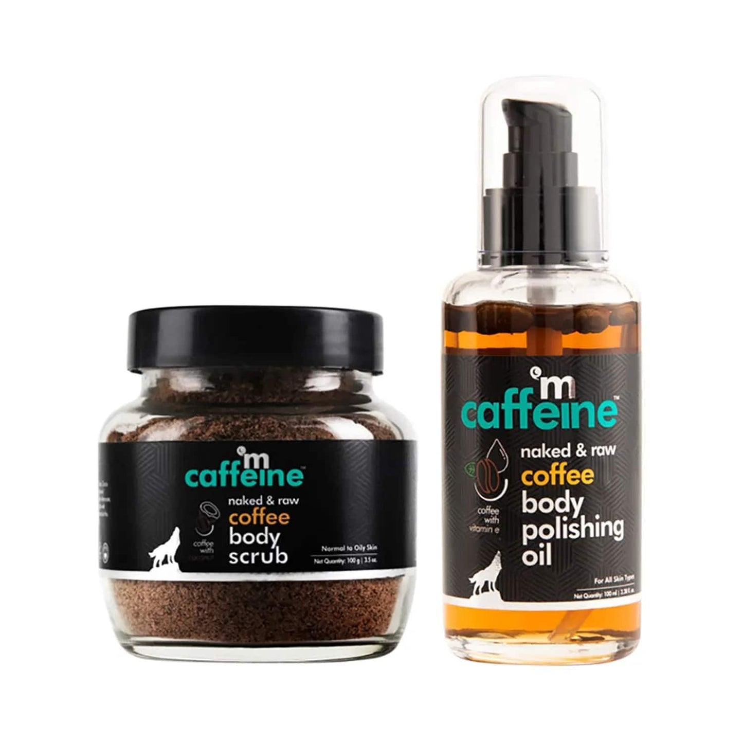 mCaffeine Cellulite & Stretch Mark Reduction Duo Kit - (2 Pcs)