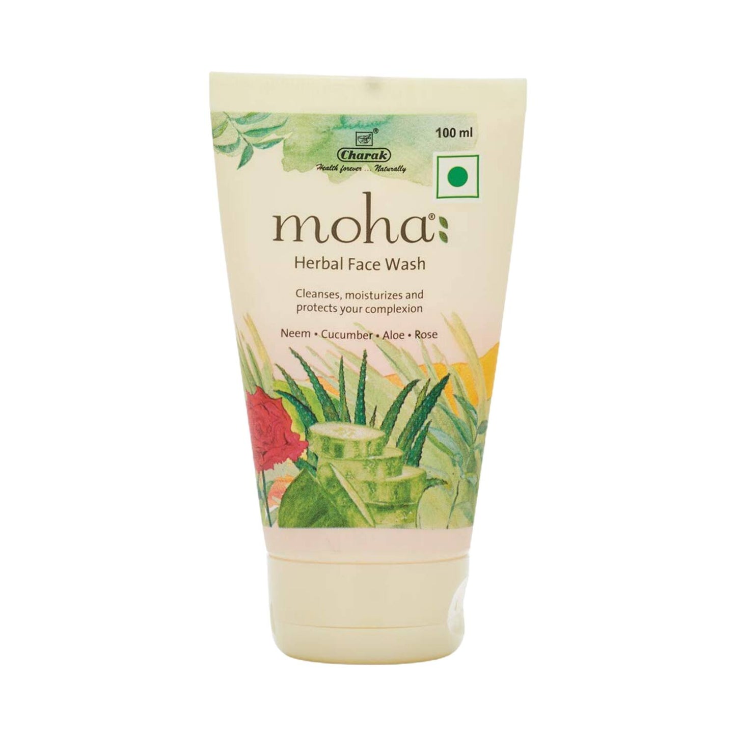 Moha Herbal Face Wash & Moha Herbal Face Scrub Bright Skin Combo (100 ml + 100 g)