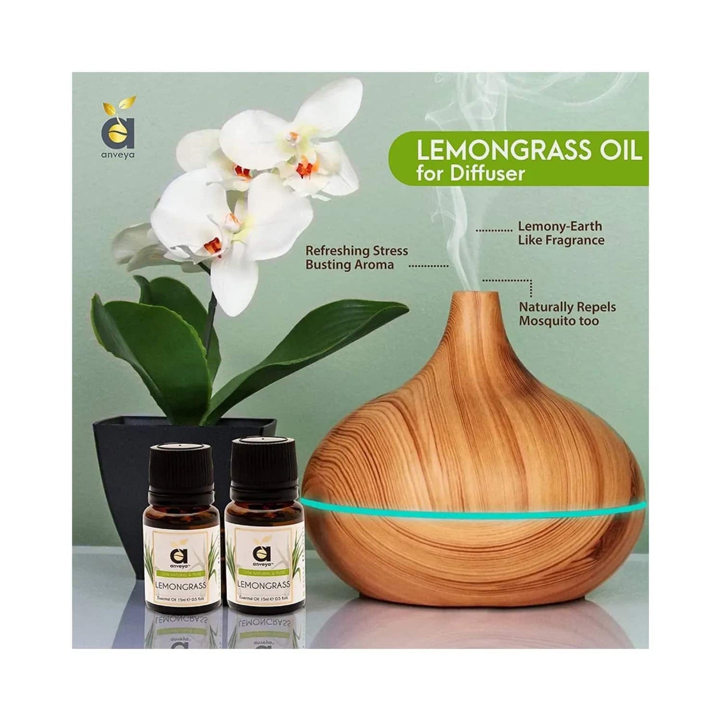 Anveya Aroma Essential Oil Gift Set (3Pcs)