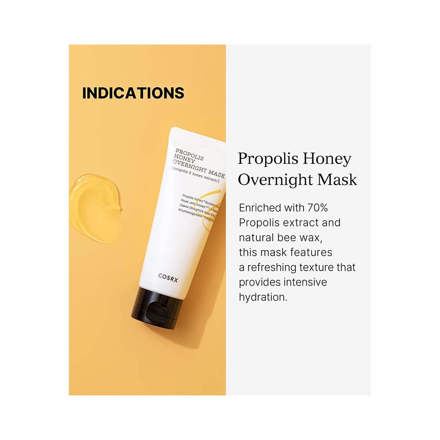 COSRX Full Fit Propolis Honey Overnight Mask (60ml)