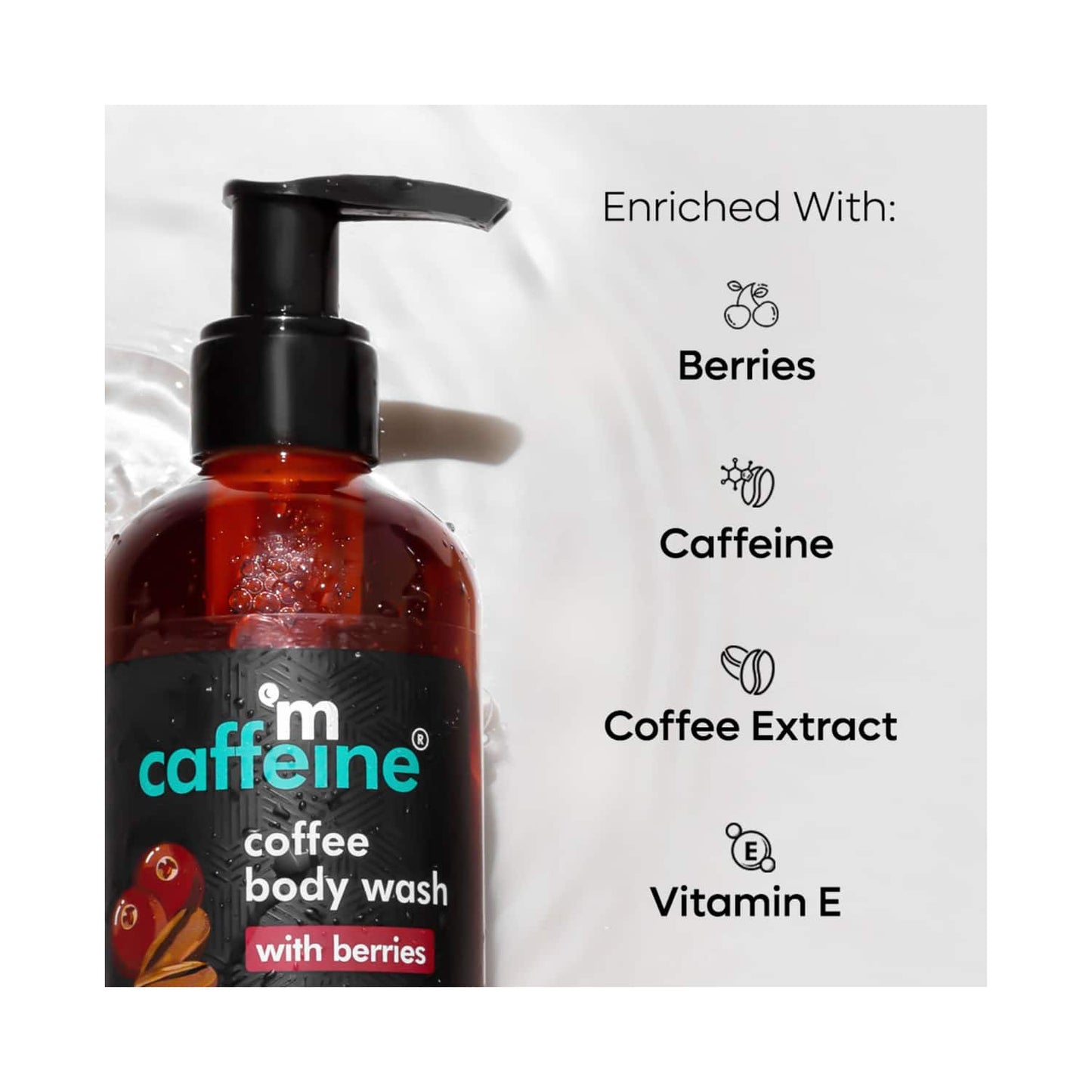 mCaffeine Coffee With Berries Body Wash (200ml)