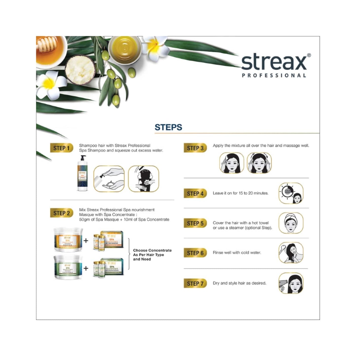 Streax Professional Spa Nourishment Shampoo (1500ml)