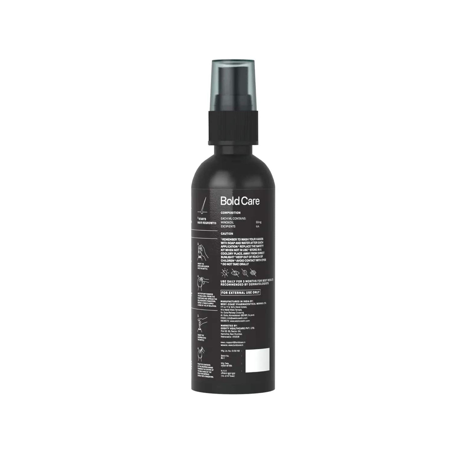 Bold Care 5% Minoxidil Solution (60ml)