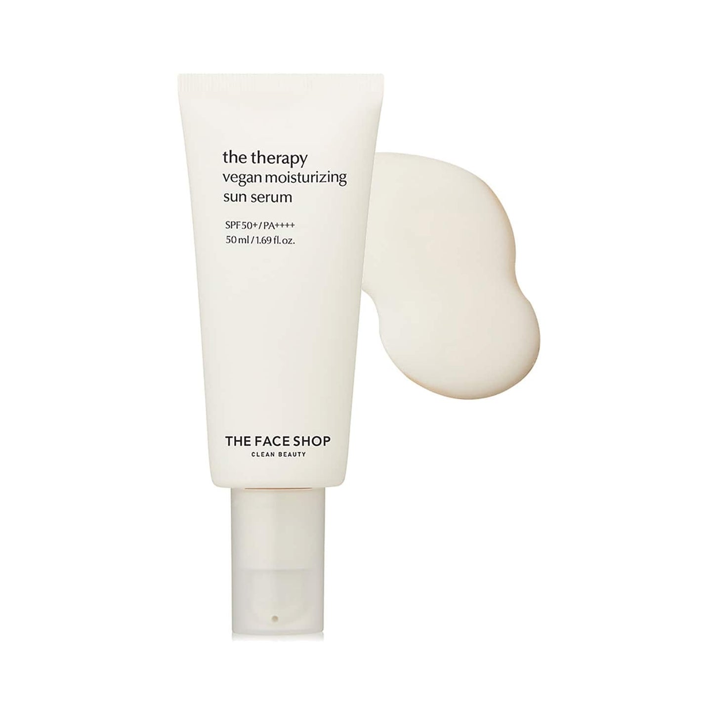 The Face Shop The Therapy Vegan Serum Sunscreen SPF 50+ PA++++ with Niacinamide UVA/B Protection (50 ml)