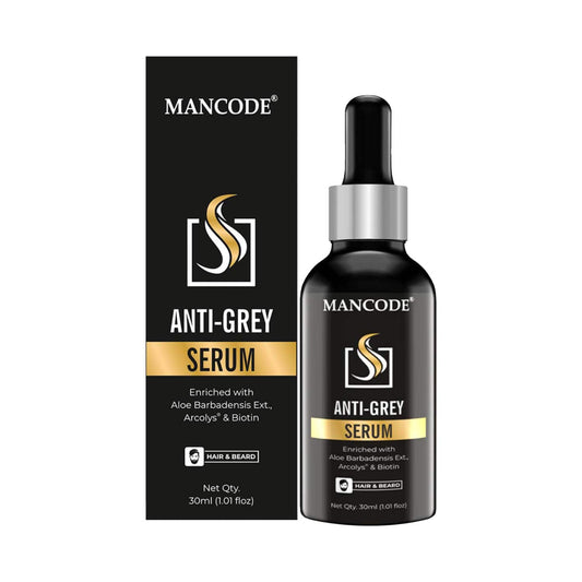 Mancode Anti Grey Hair & Beard Serum For Men (30 ml)