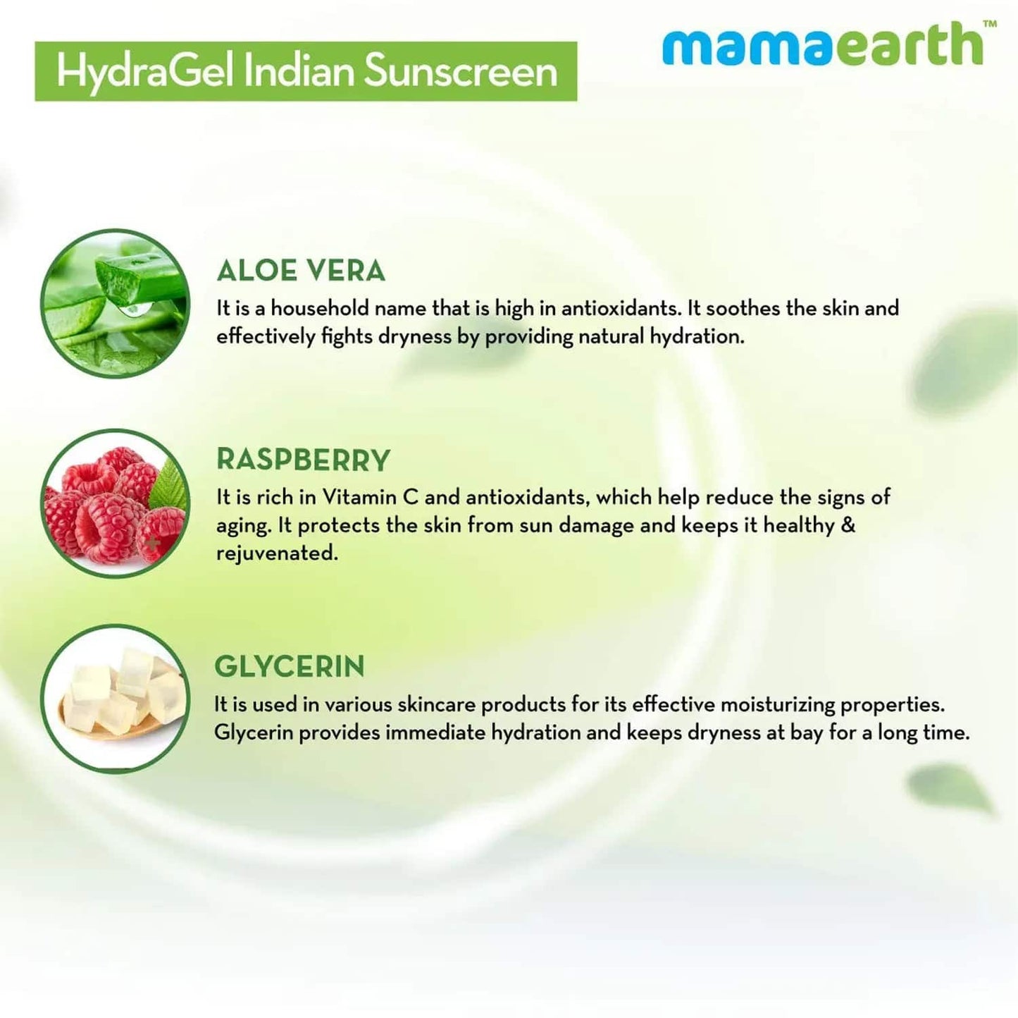 Mamaearth Hydra Gel Indian Sunscreen (50g)