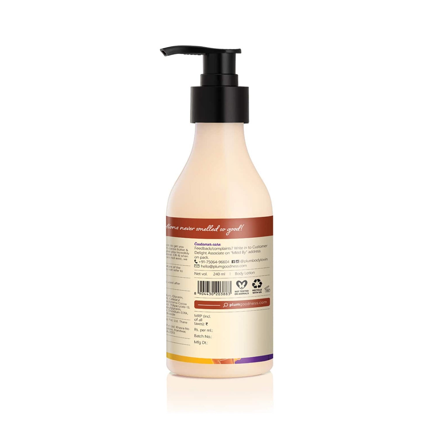 Plum Bodylovin Vanilla Caramello Body Lotion With Cocoa Butter & Vitamin B5 (240ml)