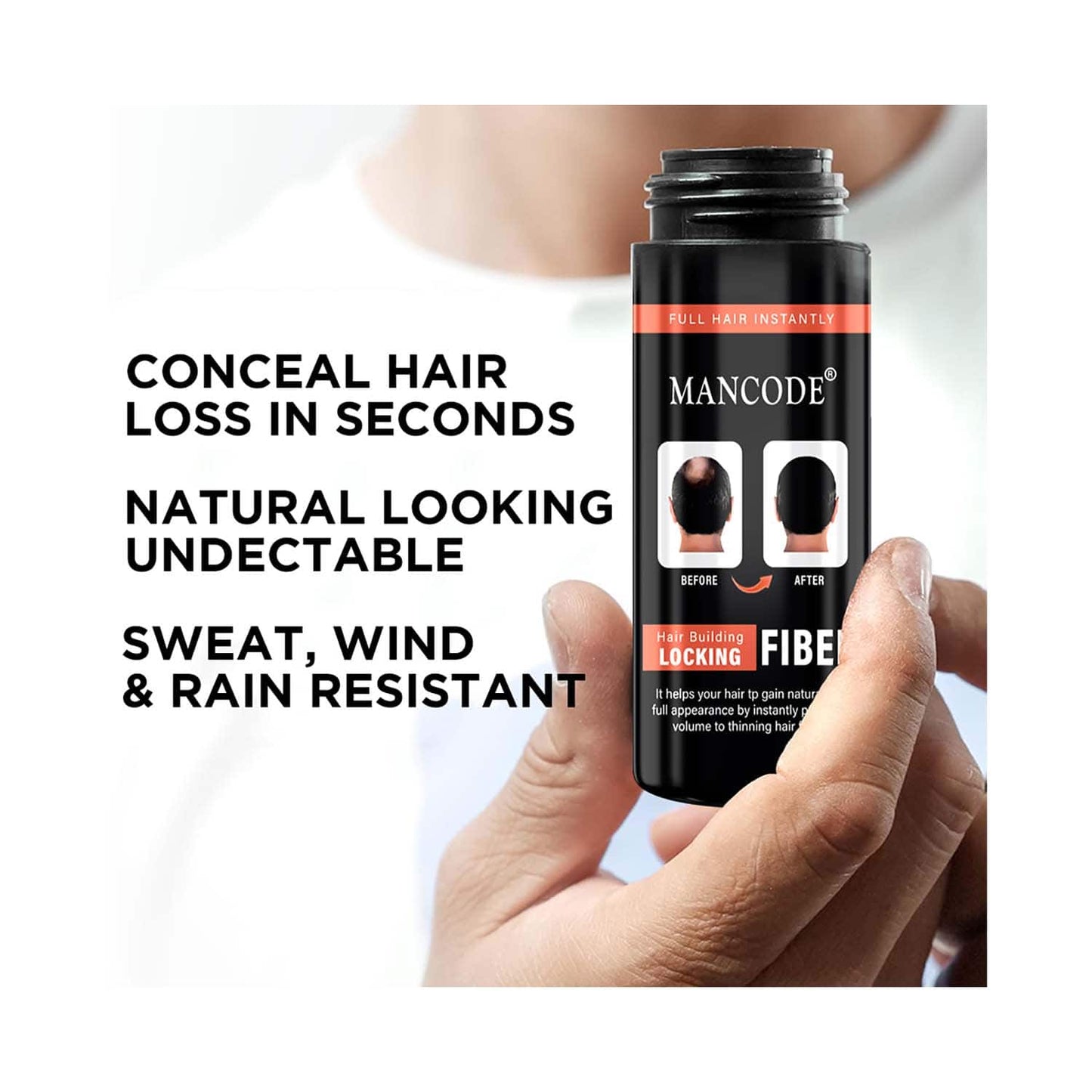 Mancode Hair Building Locking Fiber (20 g)