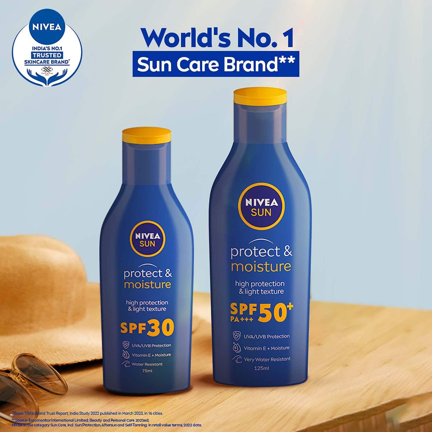 Nivea Sun Protect & Moisture Lotion SPF 50 PA++++ UVA-UVB (75ml)