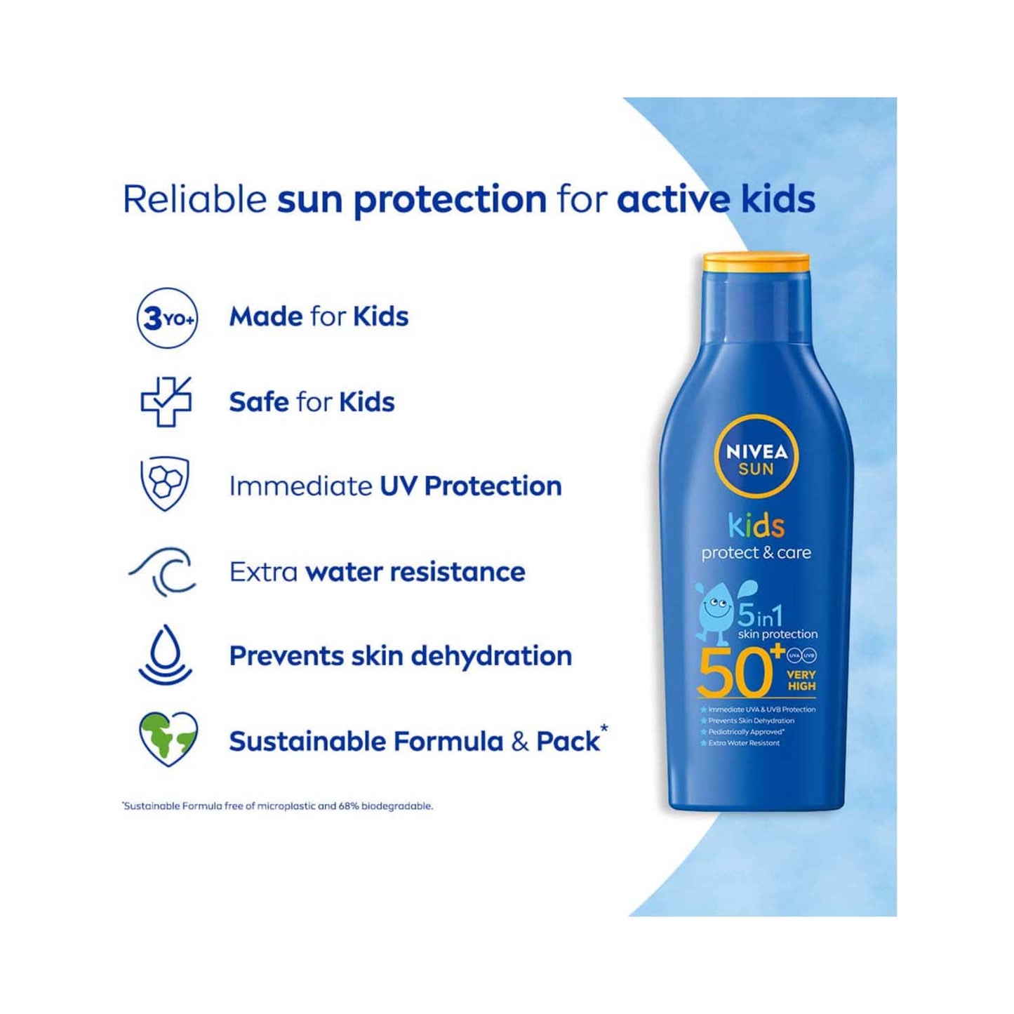 Nivea Sun Kids Lotion Spf 50 (200 ml)