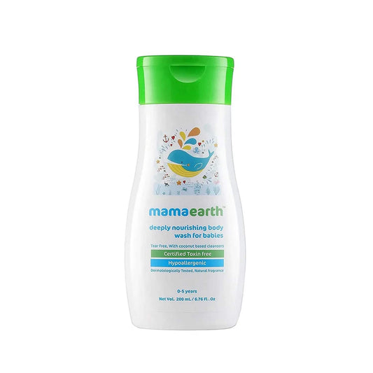 Mamaearth Deeply Nourishing Body Wash For Babies (200ml)