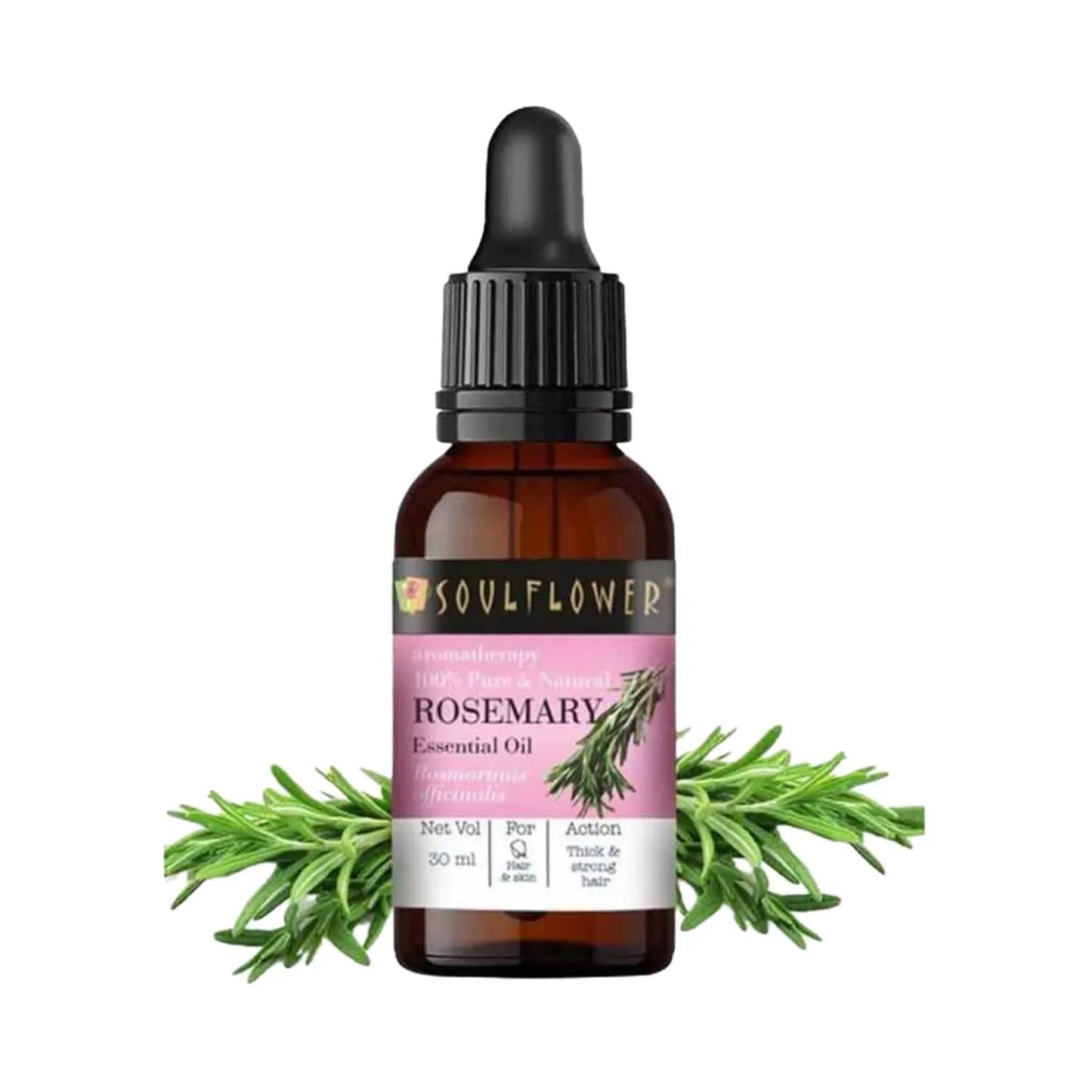 Soulflower Rosemary Essential Oil (30ml)