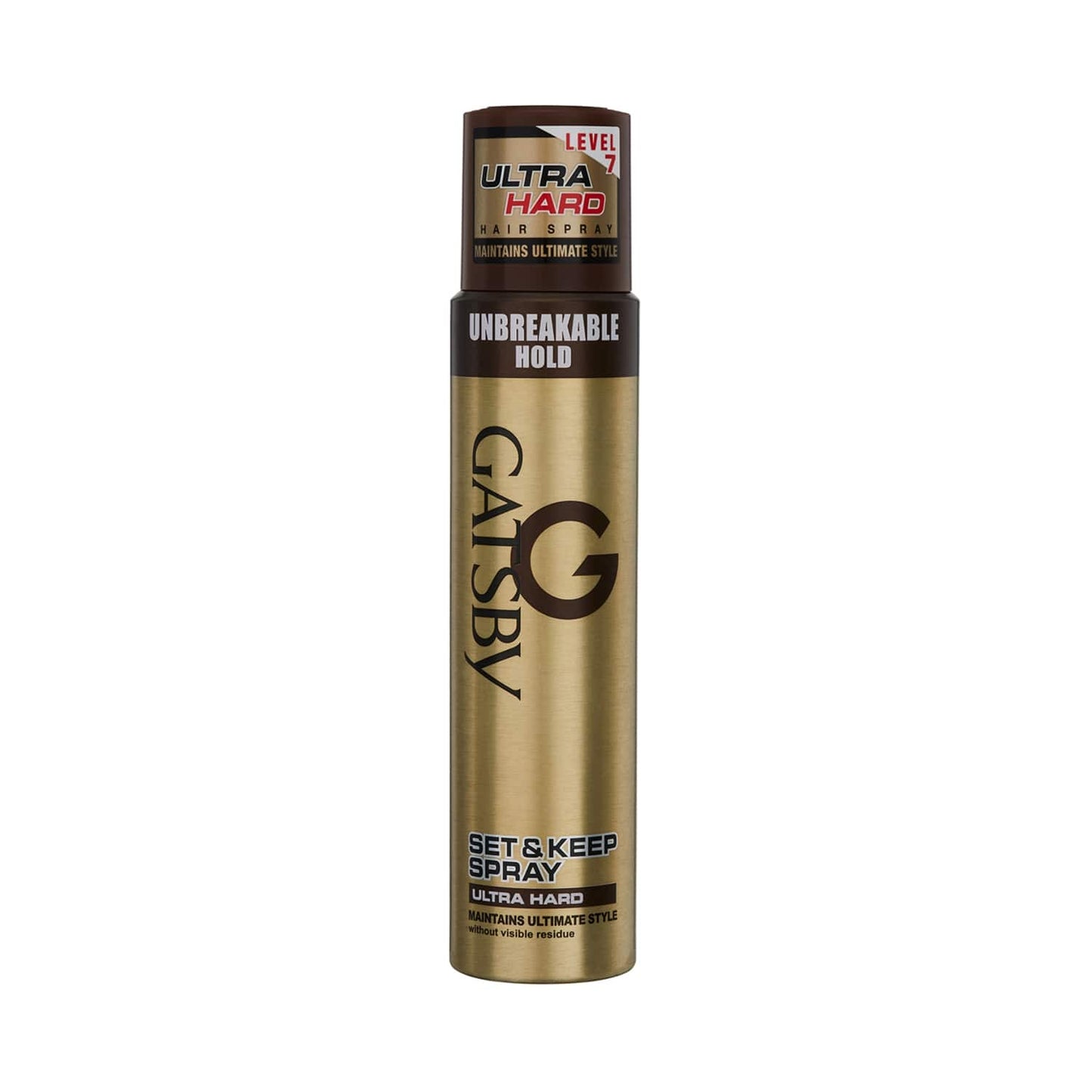 Gatsby Level 7 Hard Set & Hair Spray , Gloss Hyper Solid, Hard Set & Keep Hair Spray Combo