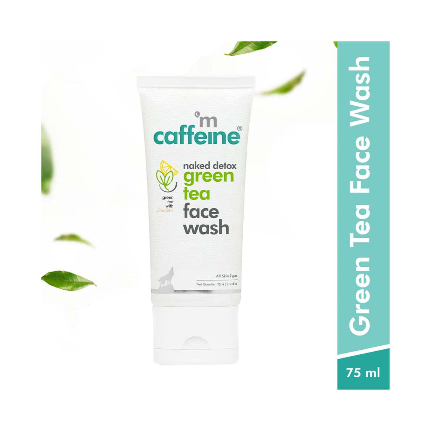 mCaffeine Green Tea Face Wash (75ml)