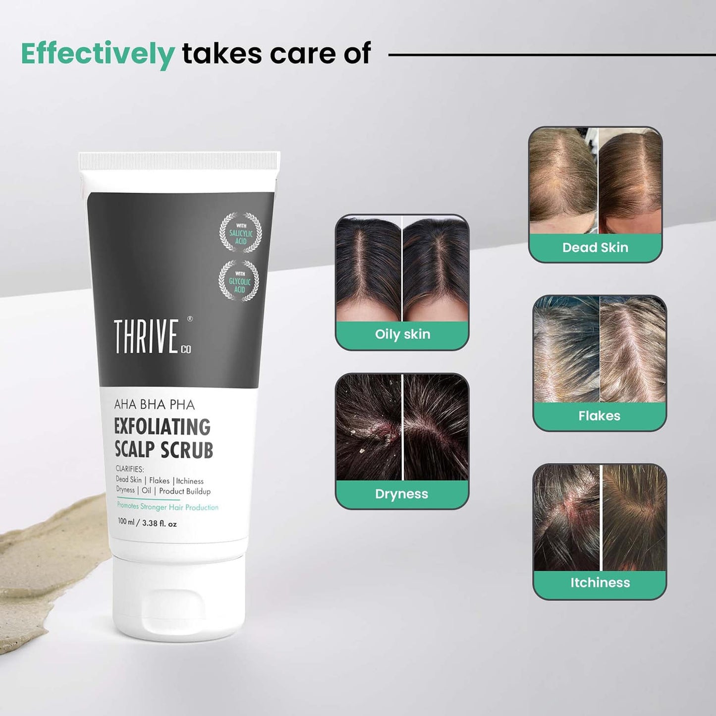 Thriveco Exfoliating Face Wash with AHA+BHA (80 ml)