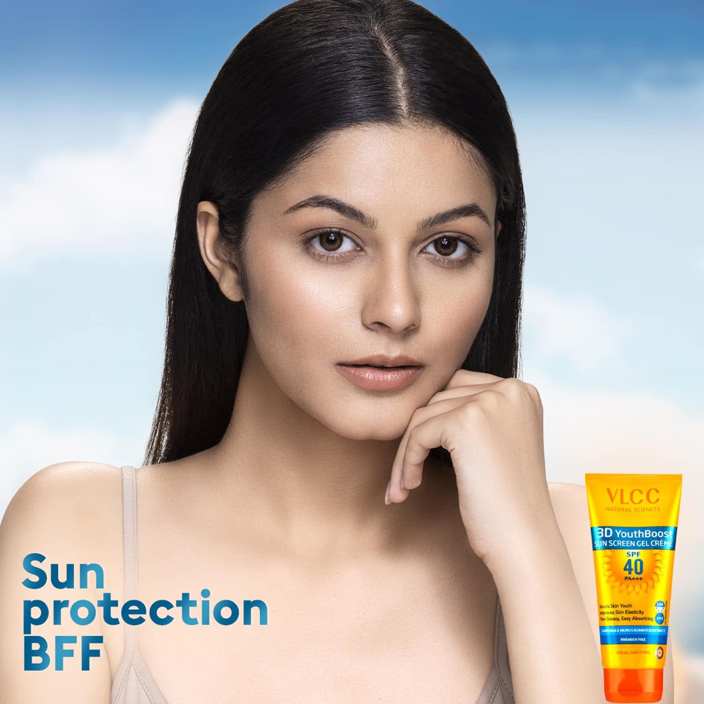 VLCC 3D Youth Boost SPF 40 Sunscreen Gel Crème (50g)