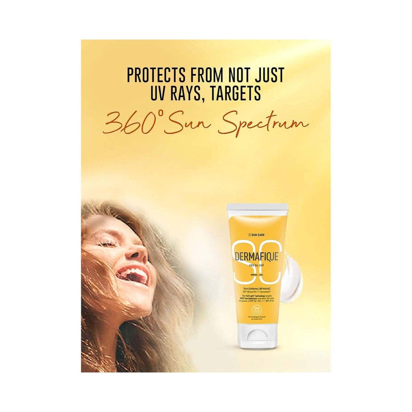 Dermafique Sun Defense All Matte Sunscreen With SPF 30 PA++ (50 g)