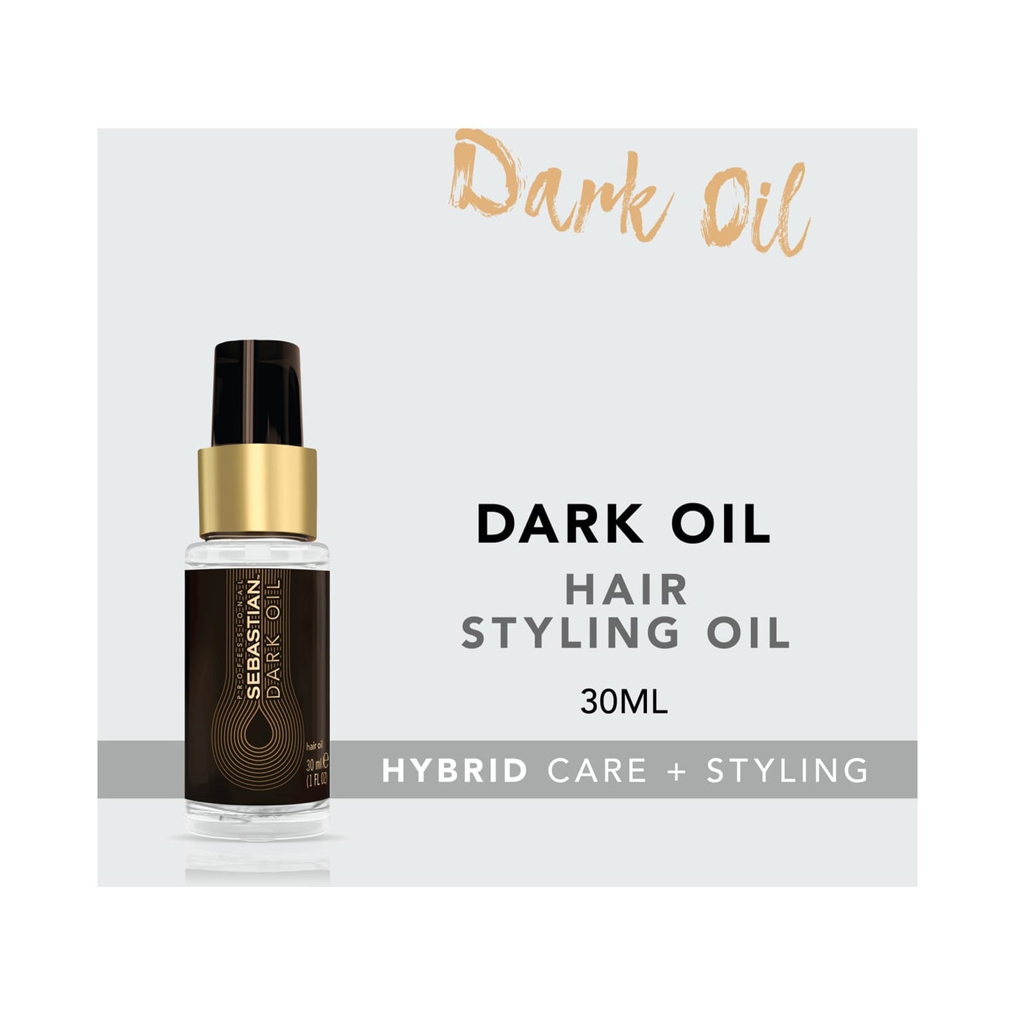 Sebastian Professional Dark Oil Hair Styling Oil (30ml)