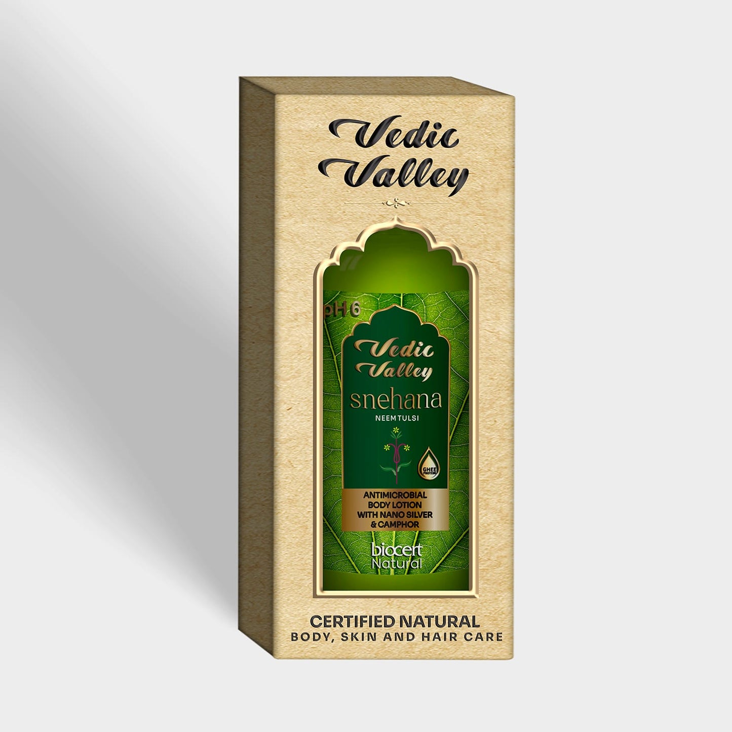 Vedic Valley Neem Tulsi Natural Body Lotion - (300ml)