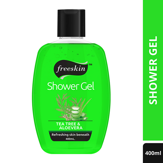 Freeskin Tea Tree & Aloe Vera Refreshing Shower Gel (400ml)