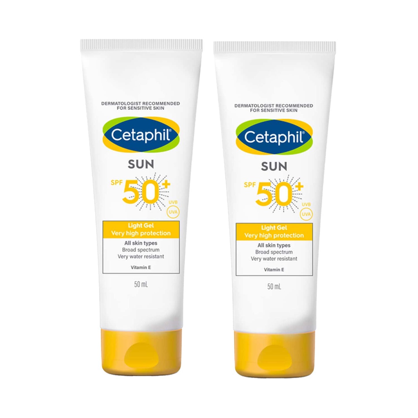 Cetaphil Sun Spf 50+ Light Gel (Pack of 2)