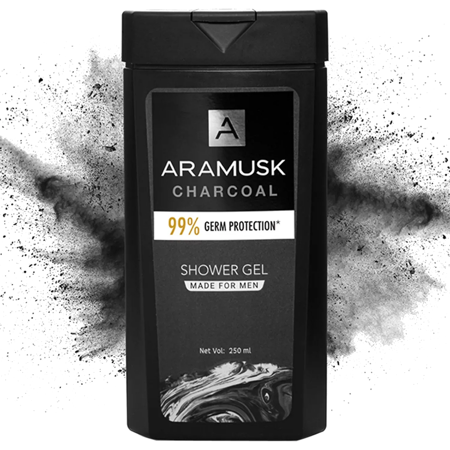 Aramusk Charcoal Shower Gel (250ml)