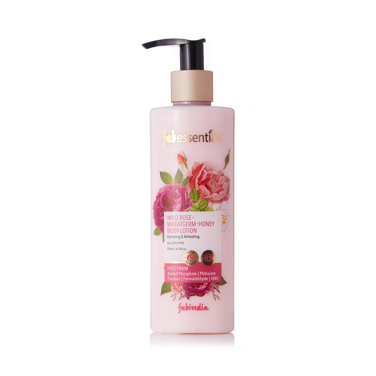 Fabessentials by Fabindia Wild Rose Wheatgerm Honey Body Lotion (250ml)