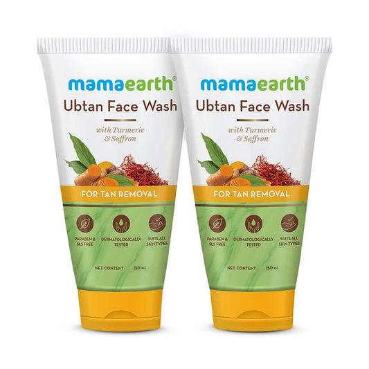 Mamaearth Ubtan Face Wash Pack of 2 (300 ml)