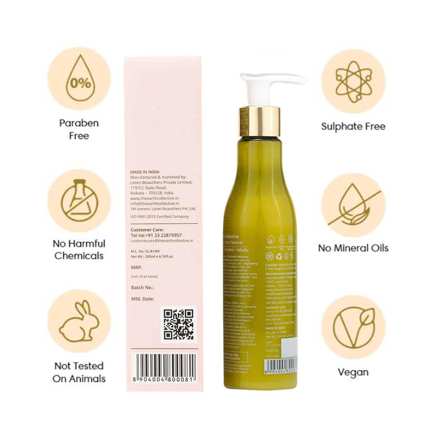 The Earth Collective Hair Cleanser For Nourishing (200 ml)