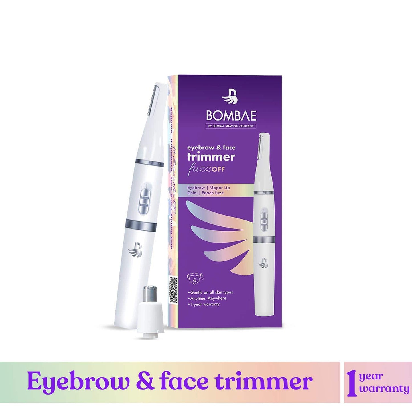 Bombae 4-in-1 Eyebrow and Face Trimmer for Women (1 Pc)