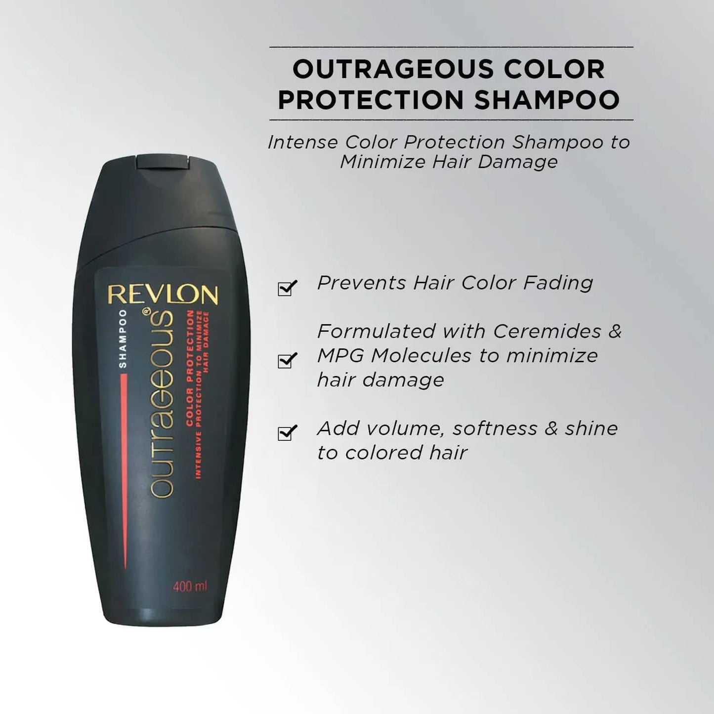 Revlon Outrageous Color Protection Shampoo (400ml)