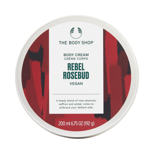 The Body Shop Rebel Rosebud Body Moisturizer Cream (200 ml)