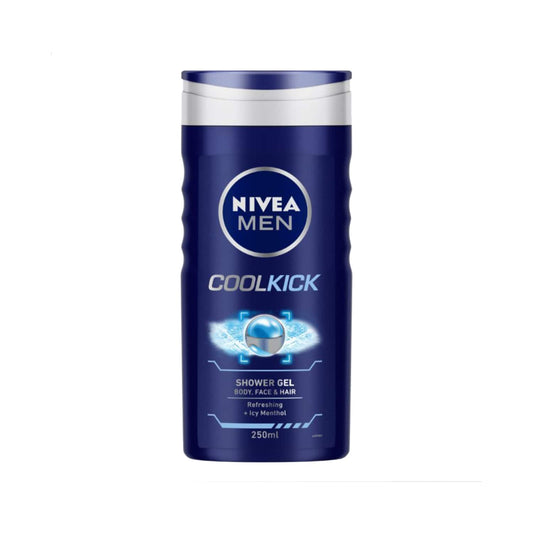 Nivea Men Cool Kick With Refreshing Icy Menthol Body Wash And Shower Gel (250ml)