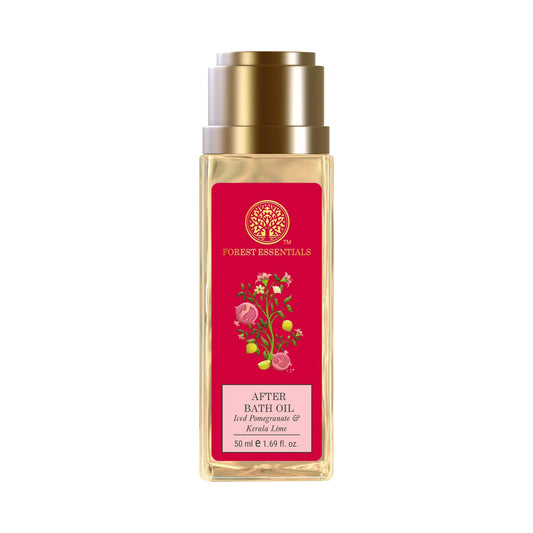 Forest Essentials Travel Size Iced Pomegranate & Kerala Lime After Bath Oil (50ml)