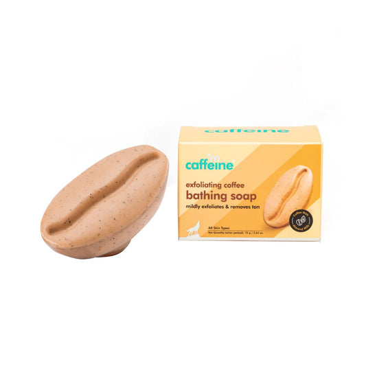 mCaffeine Exfoliating Coffee Bath Soap with Caramel & Almond Milk (75g)