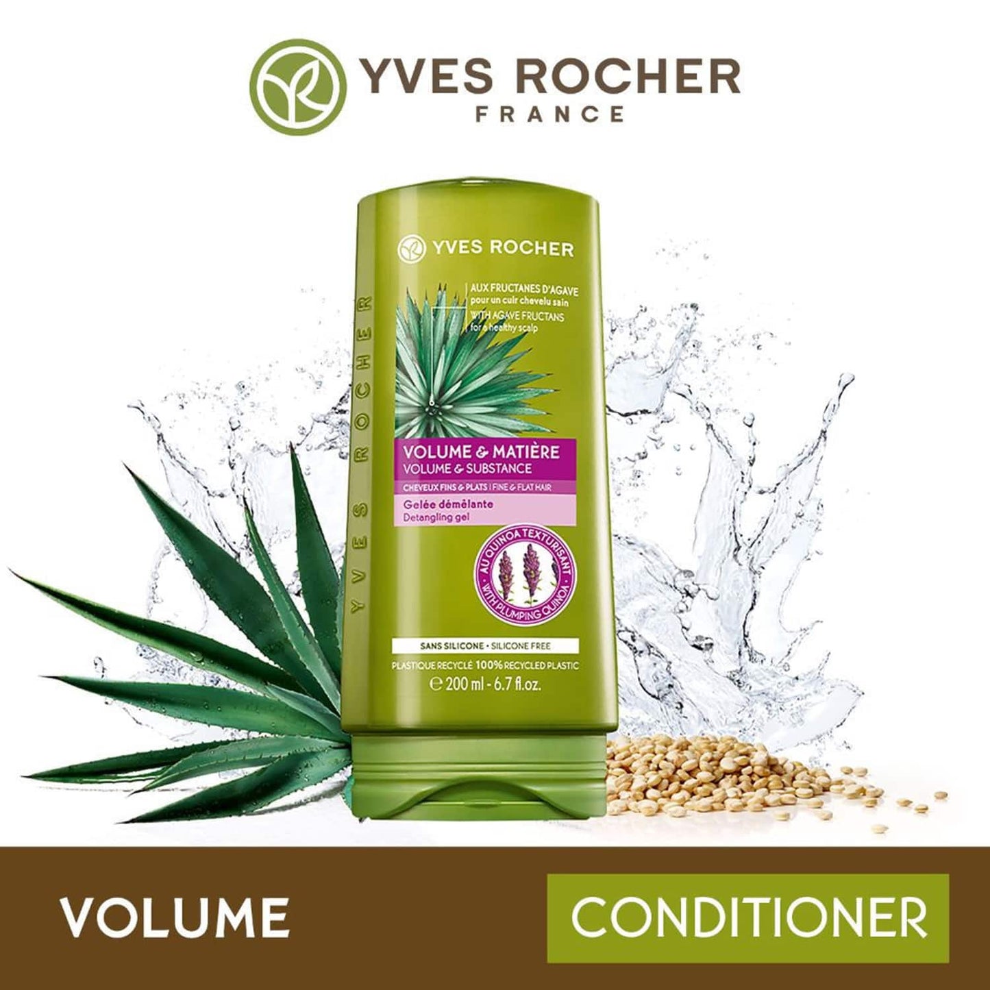 Yves Rocher Volume and Substance Detangling Gel Conditioner (200ml)