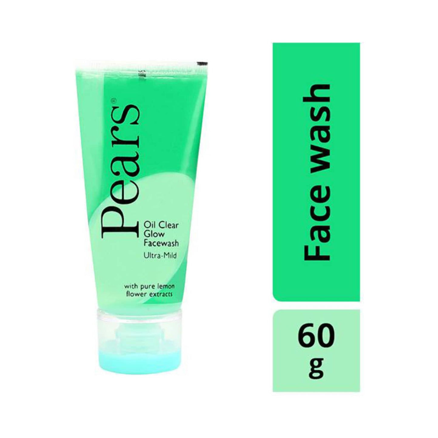 Pears Ultra-Mild Oil Clear Glow Facewash - (60g)