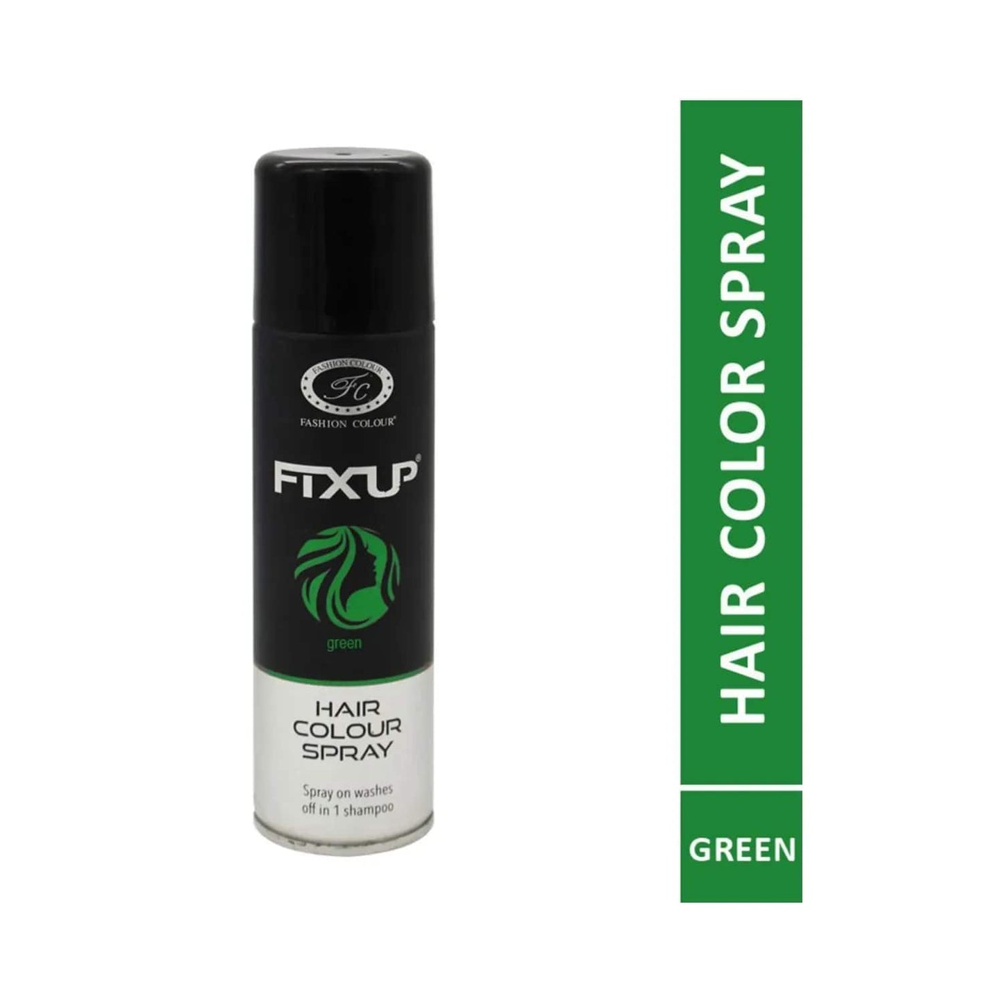 Fashion Colour Hair Colour Spray - Green (150ml)