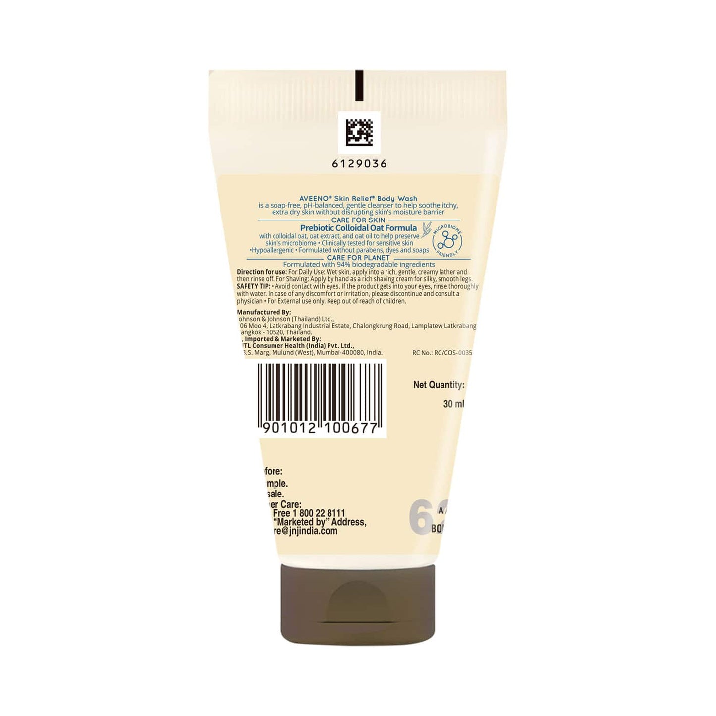 Aveeno Skin Relief Body Wash (30ml)