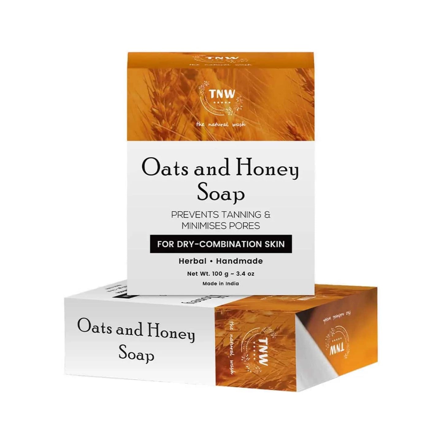 TNW The Natural Wash Handmade Oats and Honey Moisturizing Soap (100g)