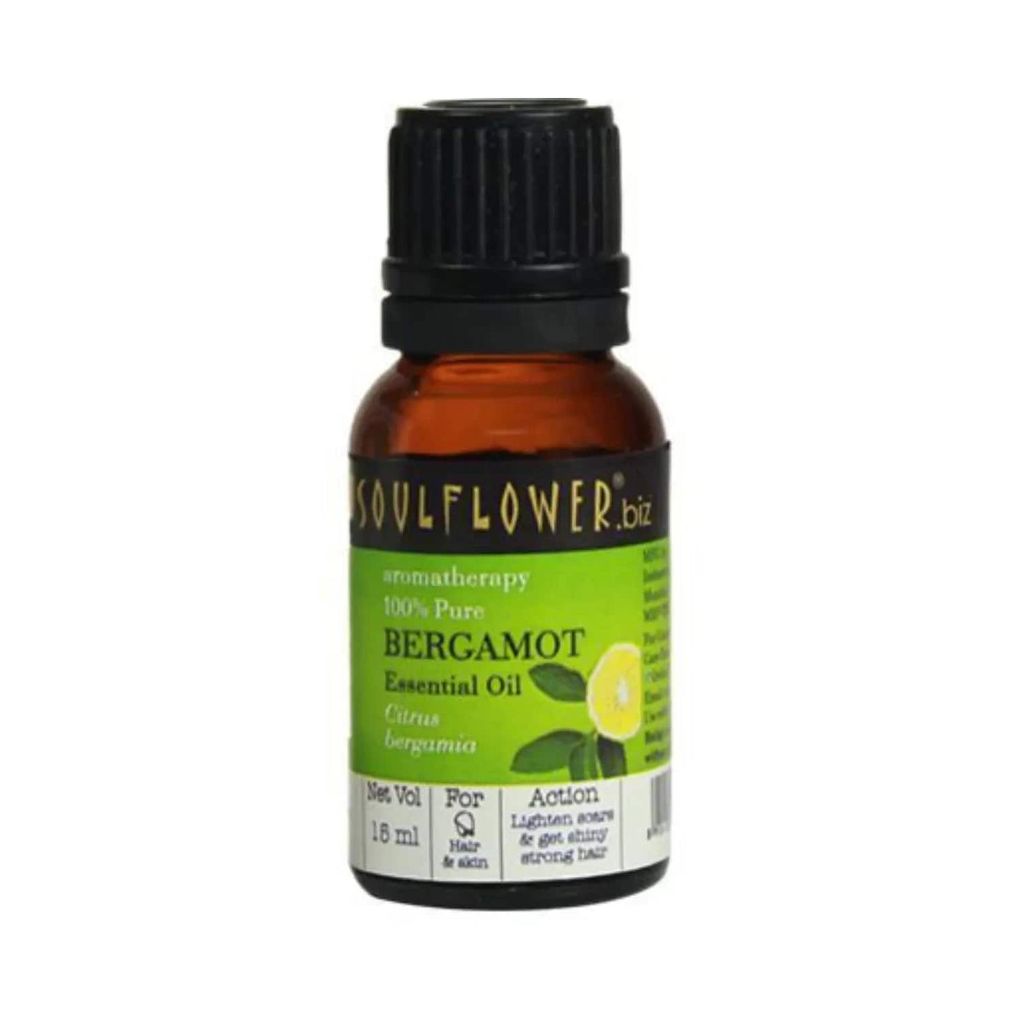 Soulflower Bergamot Essential Oil - (15ml)