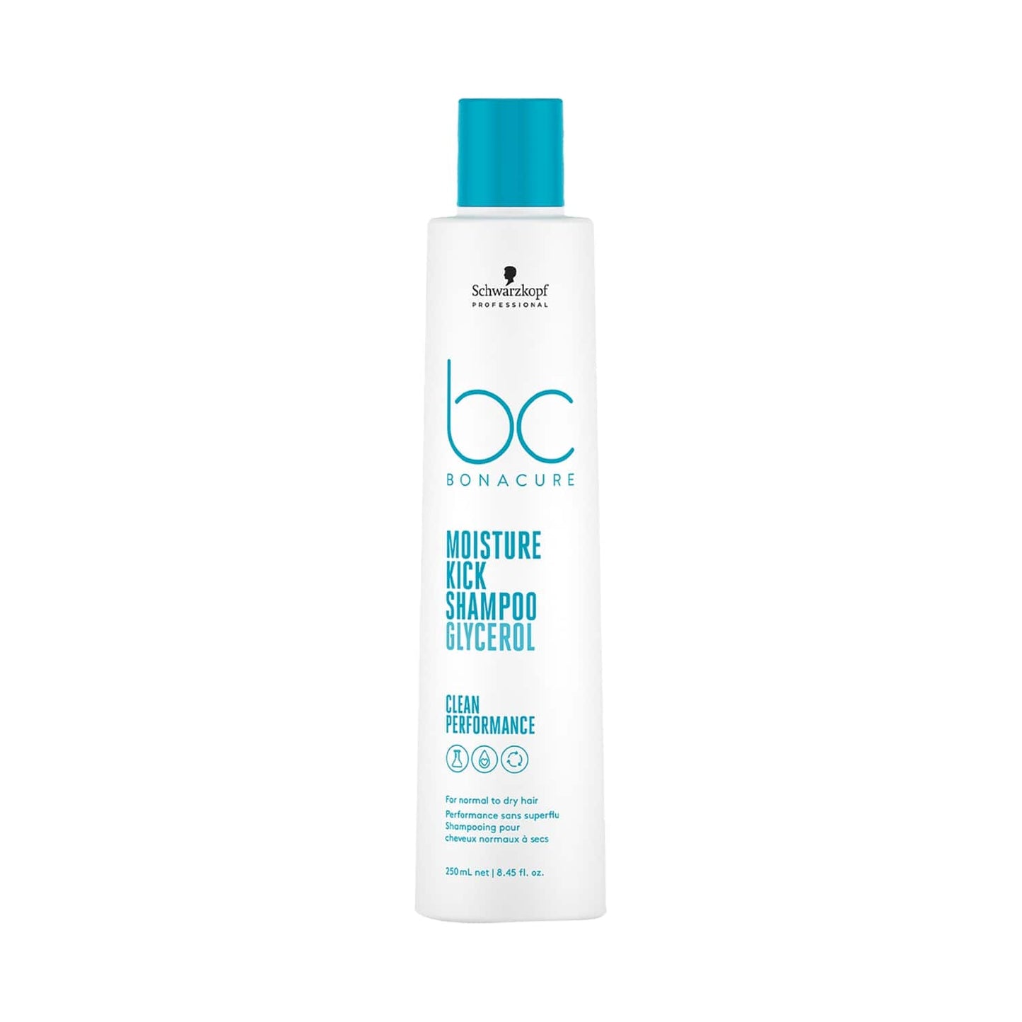 Schwarzkopf Professional Bonacure Moisture Kick Shampoo + Treatment & Spray Conditioner Combo