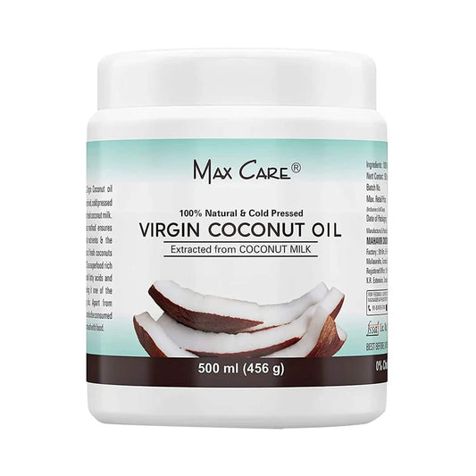 Max Care Cold Pressed Virgin Coconut Oil Wide Mouth 500 ml