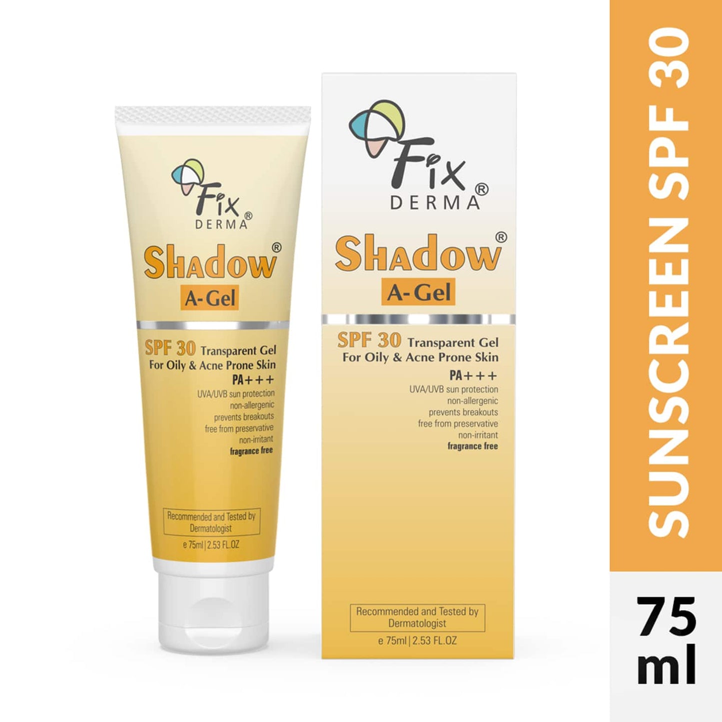 Fixderma Shadow SPF 30 A Gel (75ml)