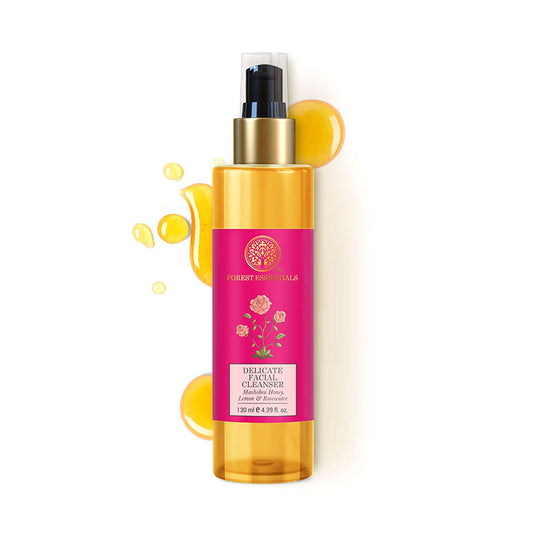 Forest Essentials Mashobra Honey Lemon & Rosewater Delicate Facial Cleanser (130ml)