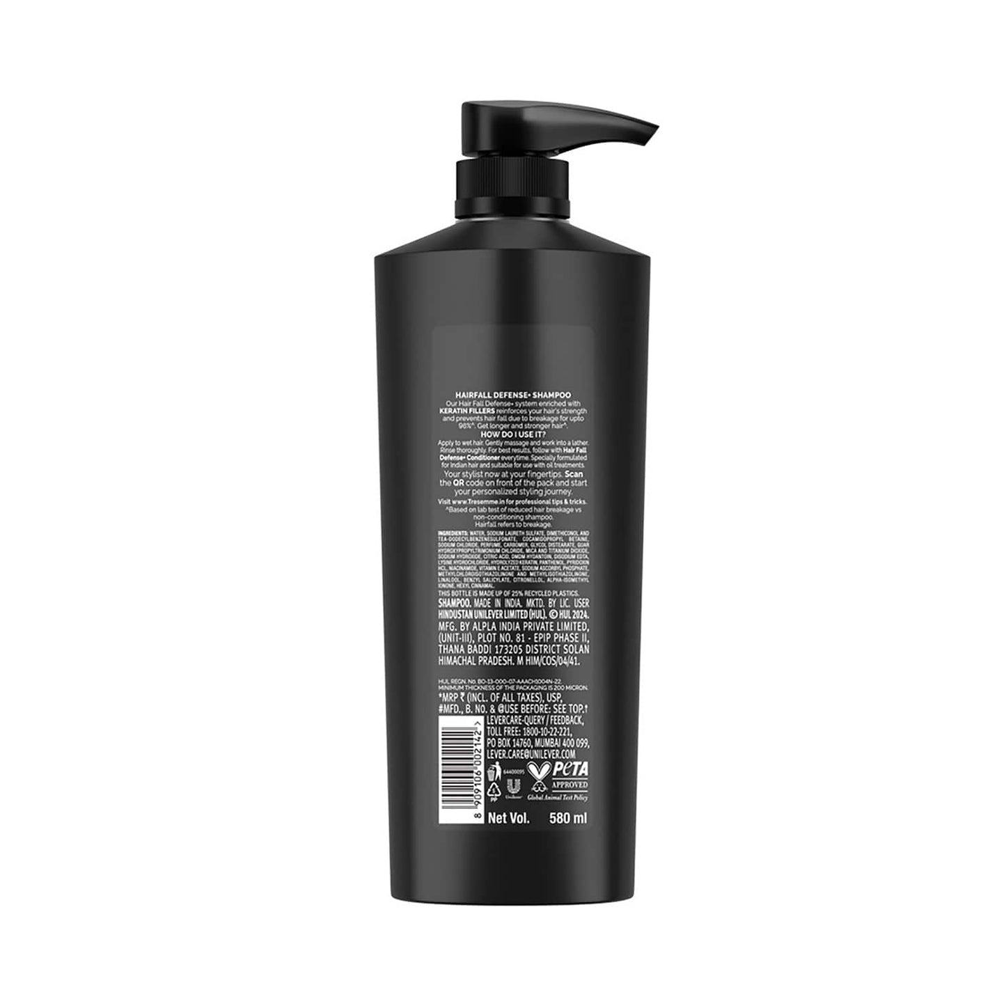 TRESemme Hairfall Defense+ Shampoo (580 ml)